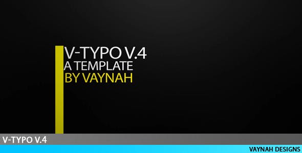 Videohive V-Typo V.4 HD Typography 124636