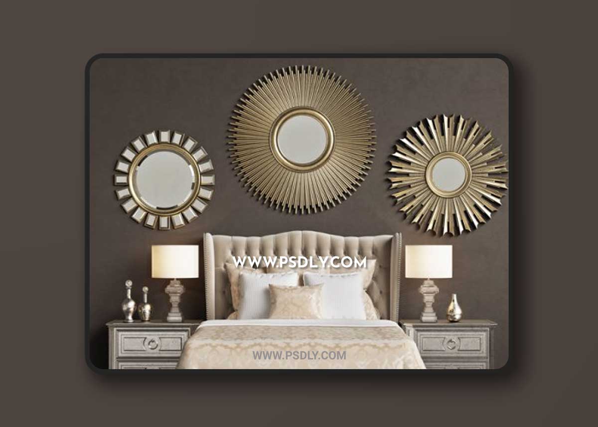 ZGallerie Jameson Bed 3D Models