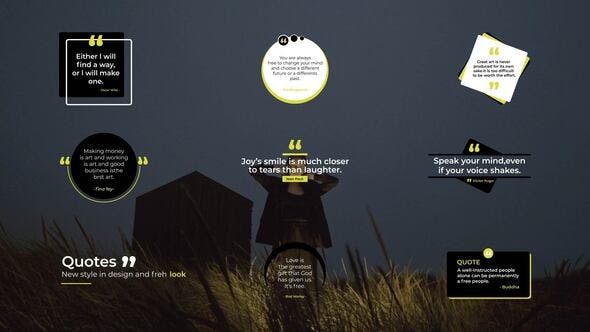 Videohive Quotes Titles | After Effects 35062531