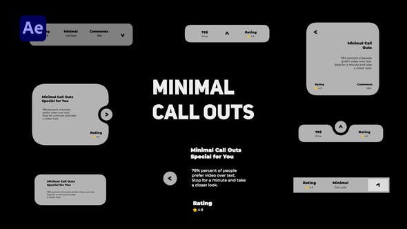 Videohive Minimal Call Outs 35078354