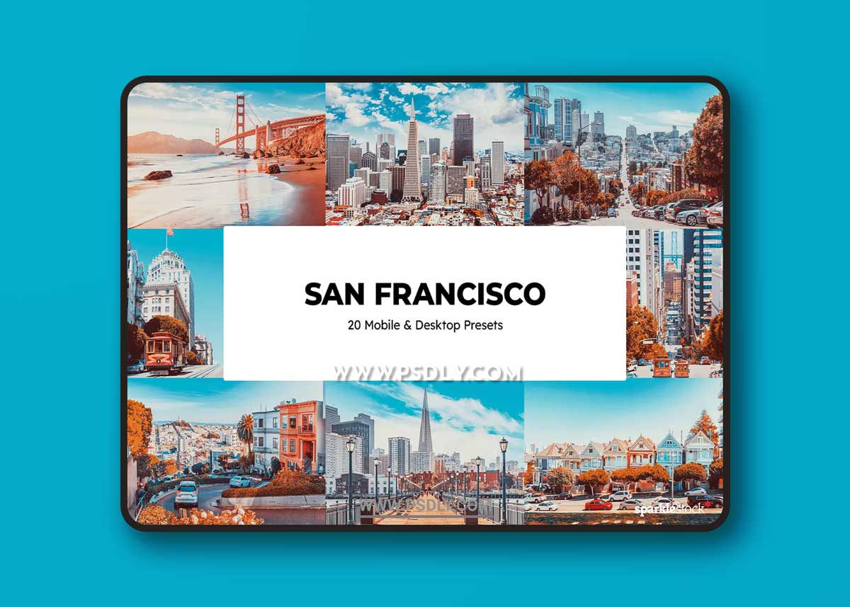 20 San Francisco Lightroom Presets and LUTs FPJUB6J