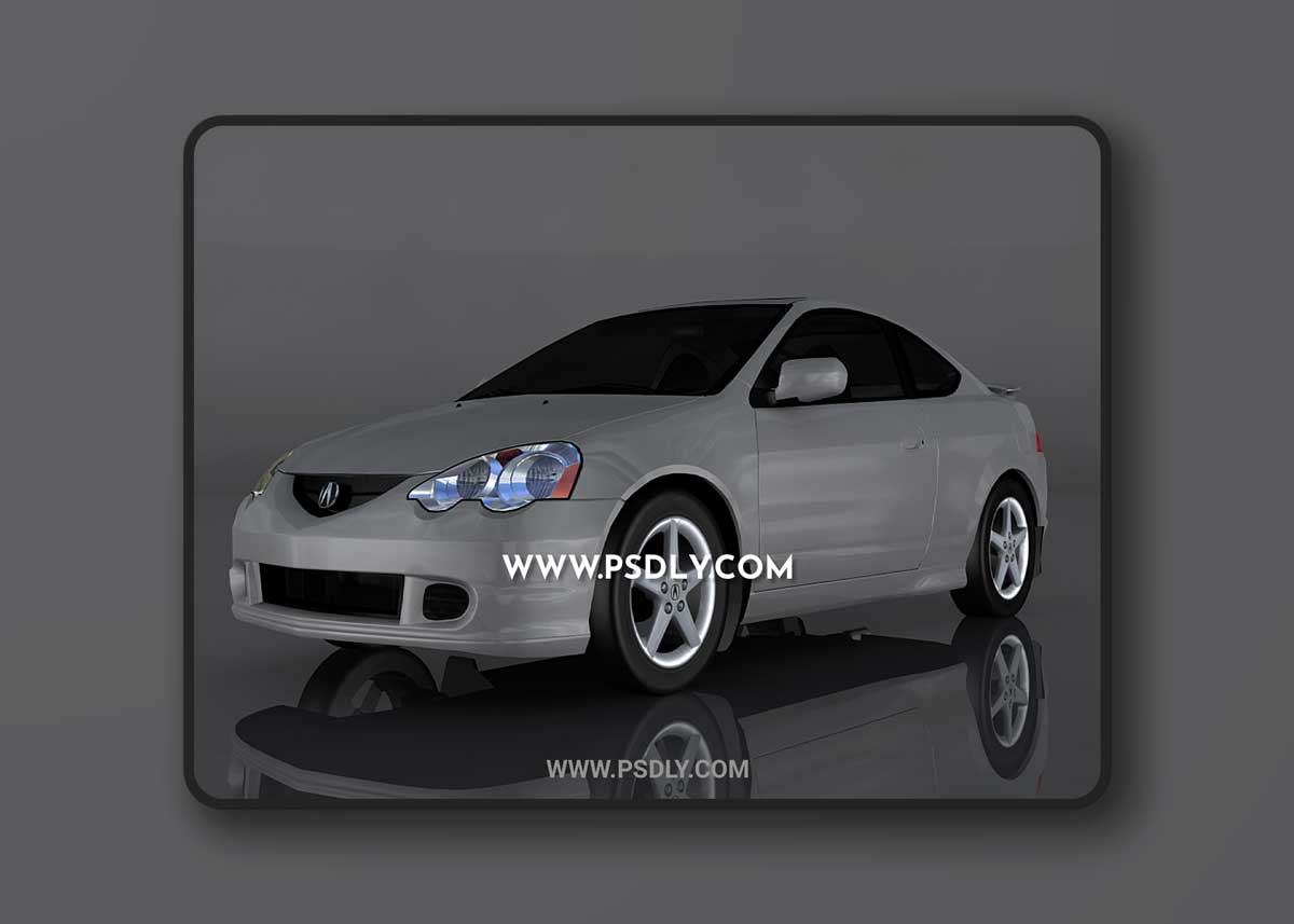 2001 Acura RSX Type-S 3d model Model o175643