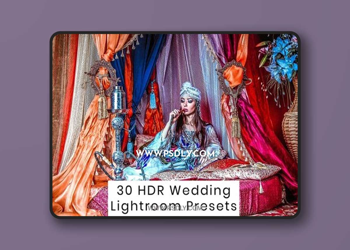 30 HDR Wedding Lightroom Presets