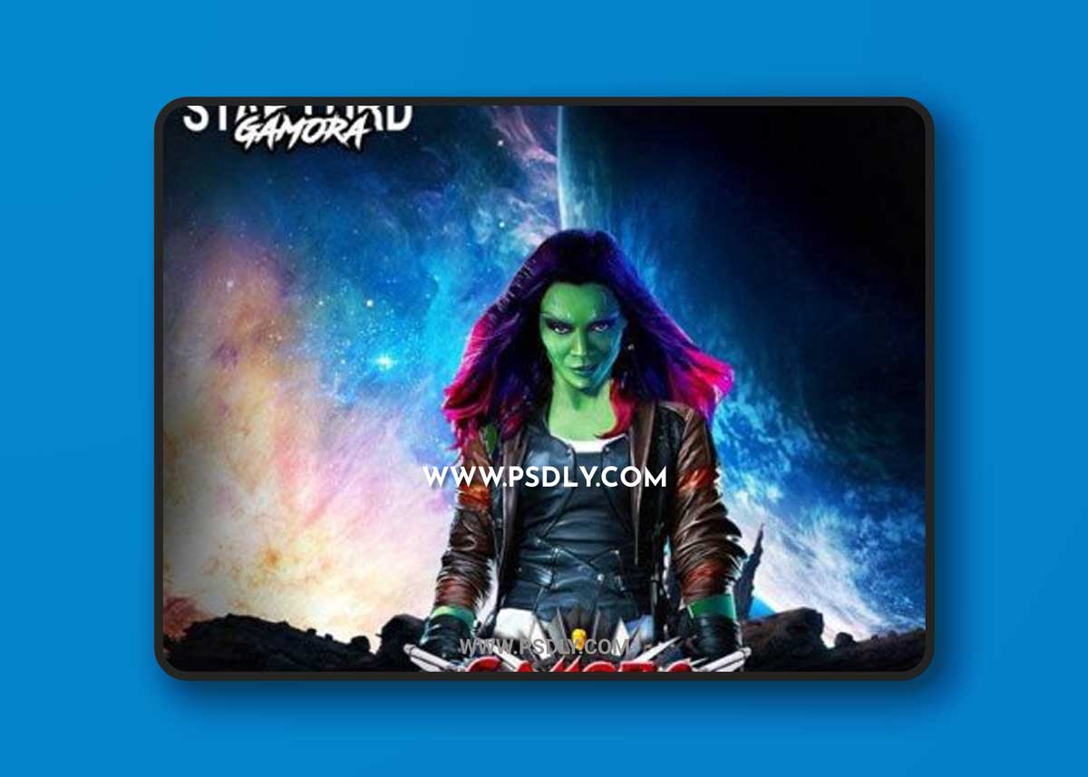 3DWicked – Starlord & Gamora – Gamora Bust