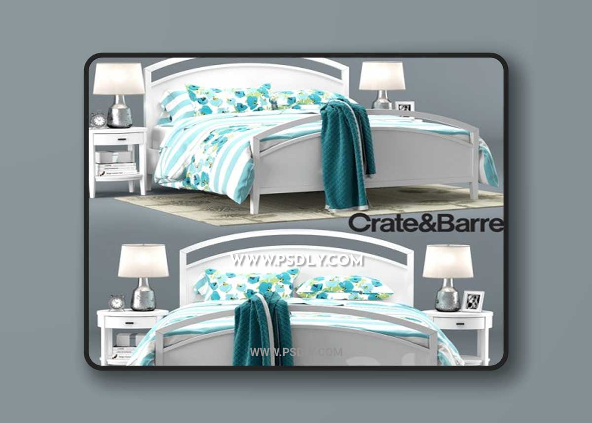 Arch White bed Collection, Crate&Barrel