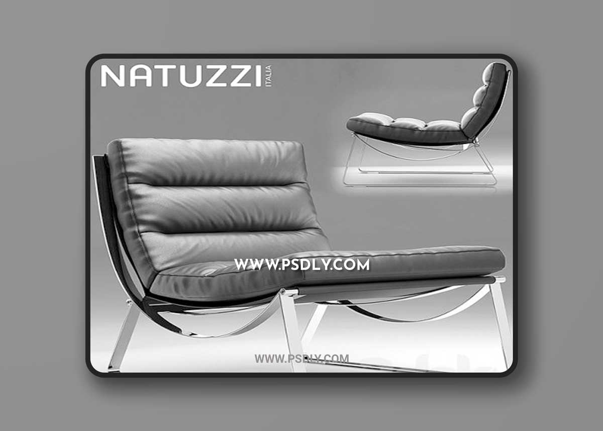 Armchair natuzzi Cammeo 3D Models