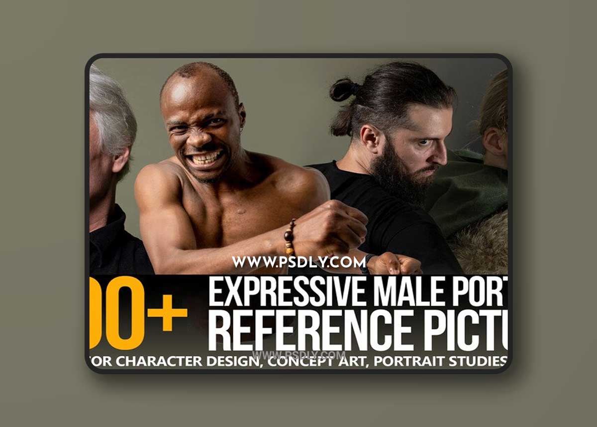 ArtStation - Grafit Studio - 500+ Expressive Male Portraits Reference Pictures