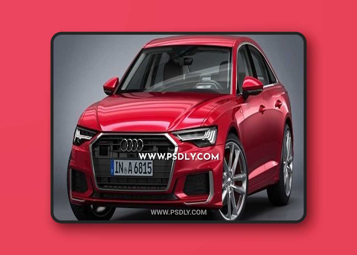 Audi A6 S-Line 55 TFSI 2019 3D Models
