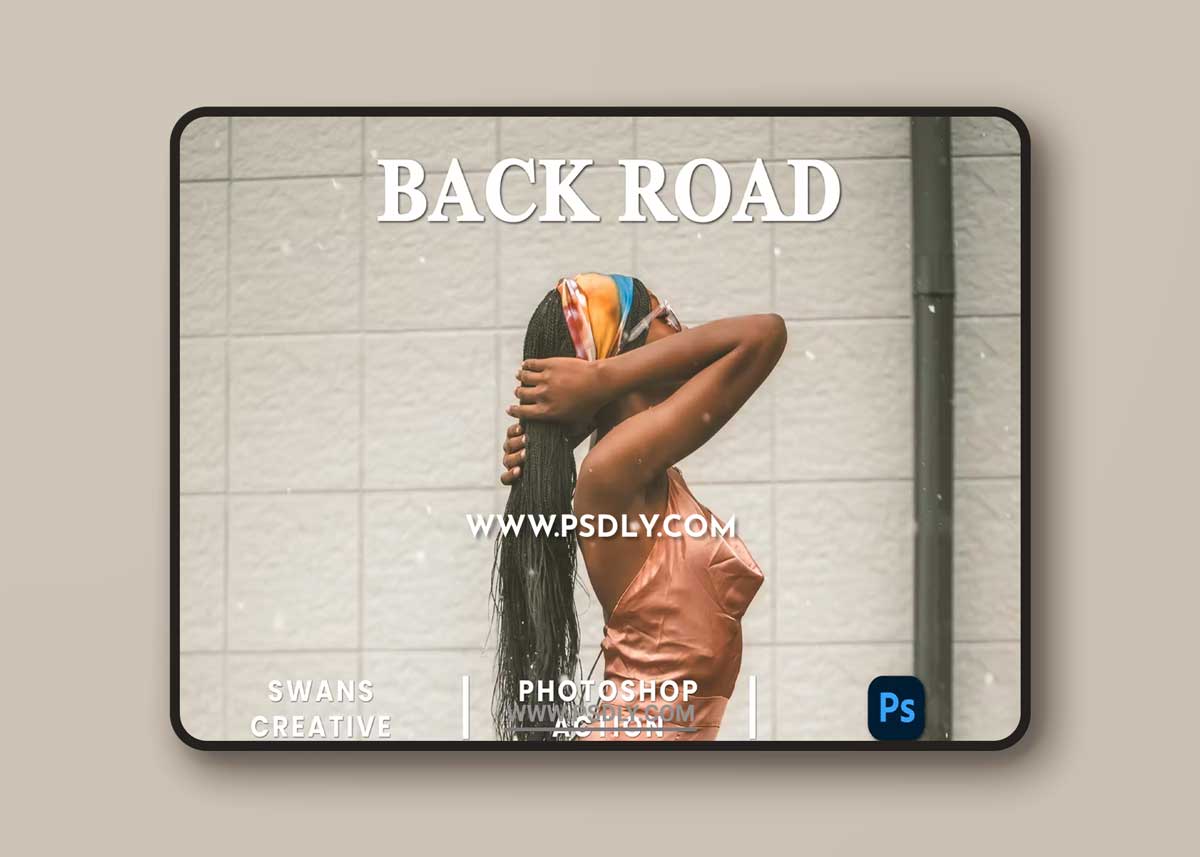 Back Road Photoshop Action