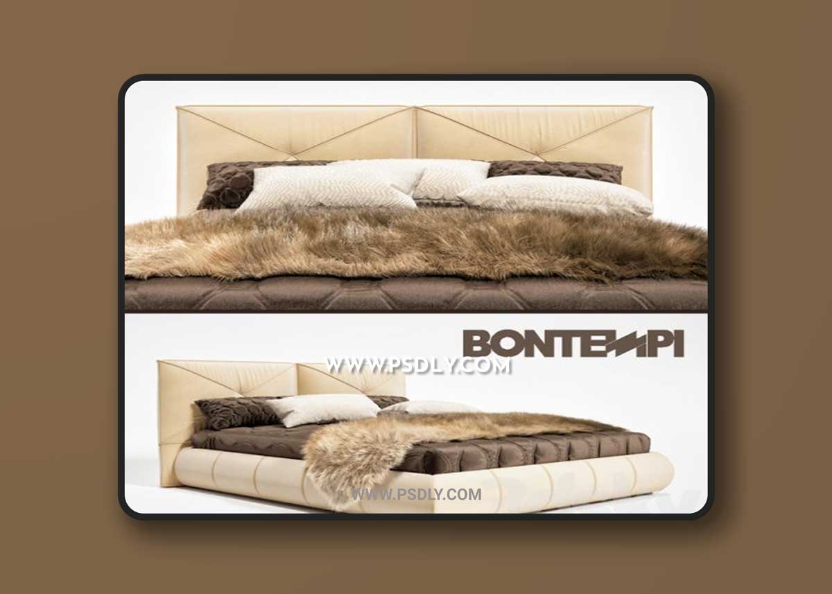 Bed Catun Bontempi 3ds Max