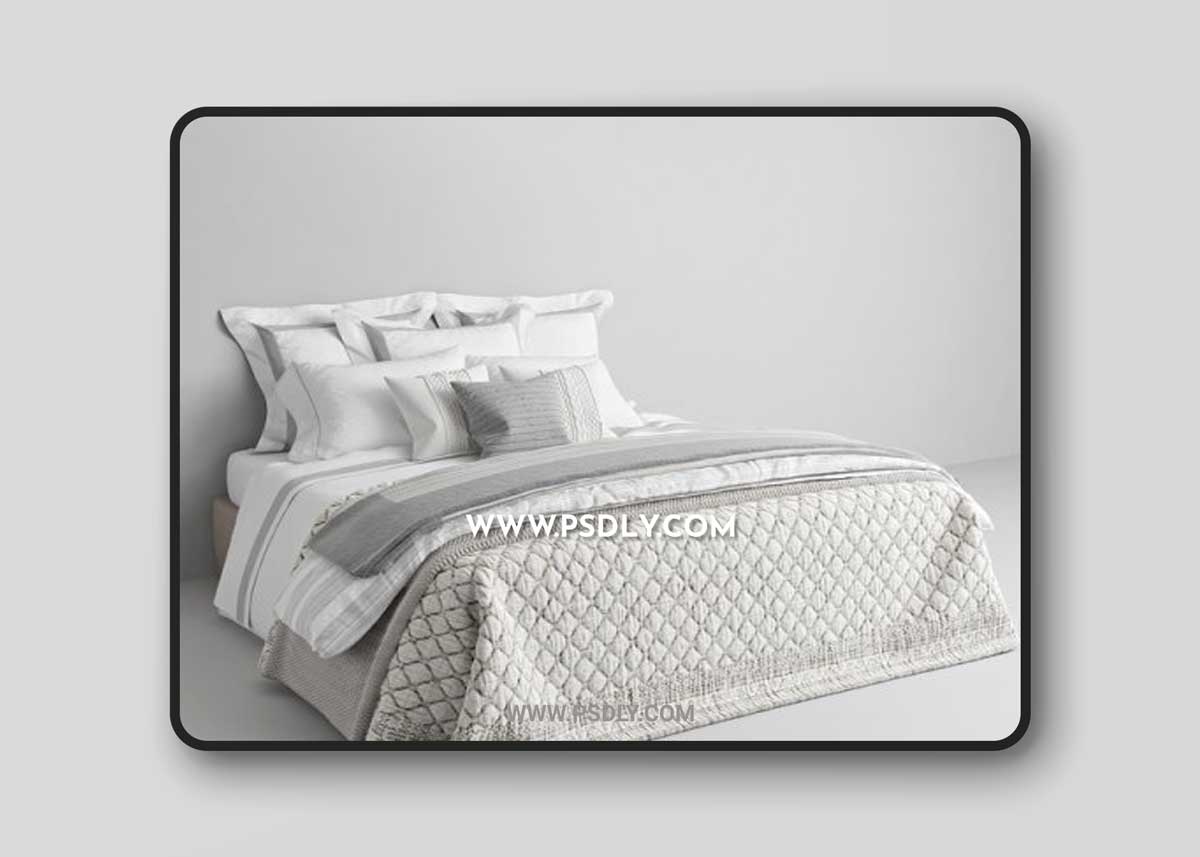 Bed Linen Zara Home 3D Models