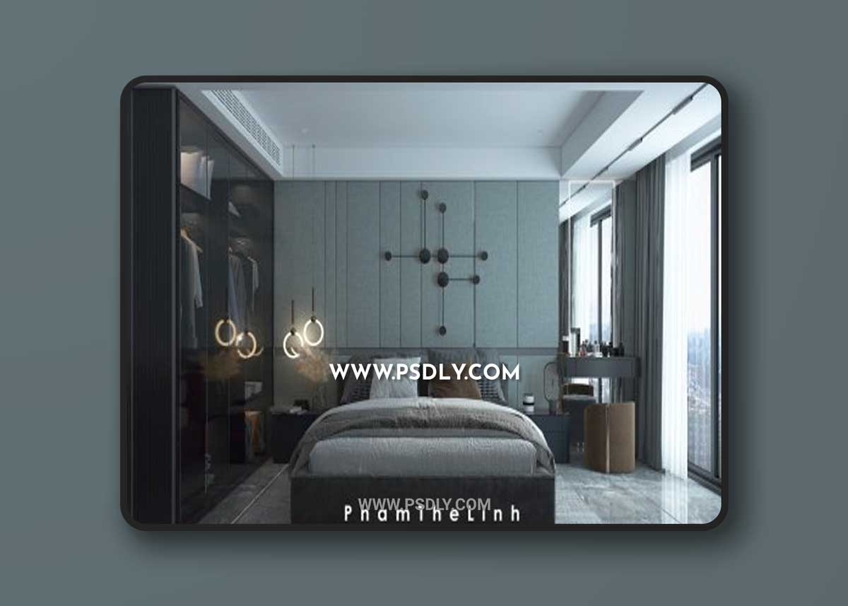 Bedroom Interior by Pham The Linh 3d model