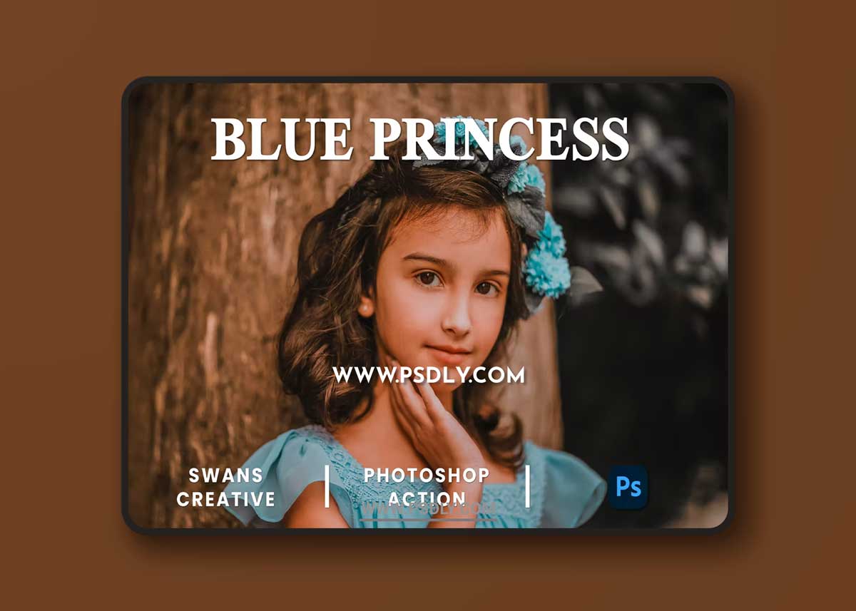 Blue Princess Photoshop Action