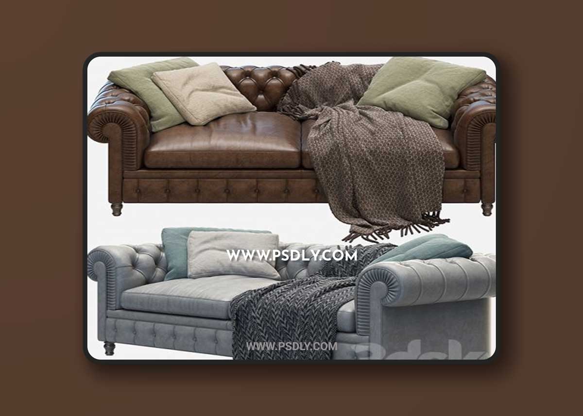 Chester One Sofas 3D Models