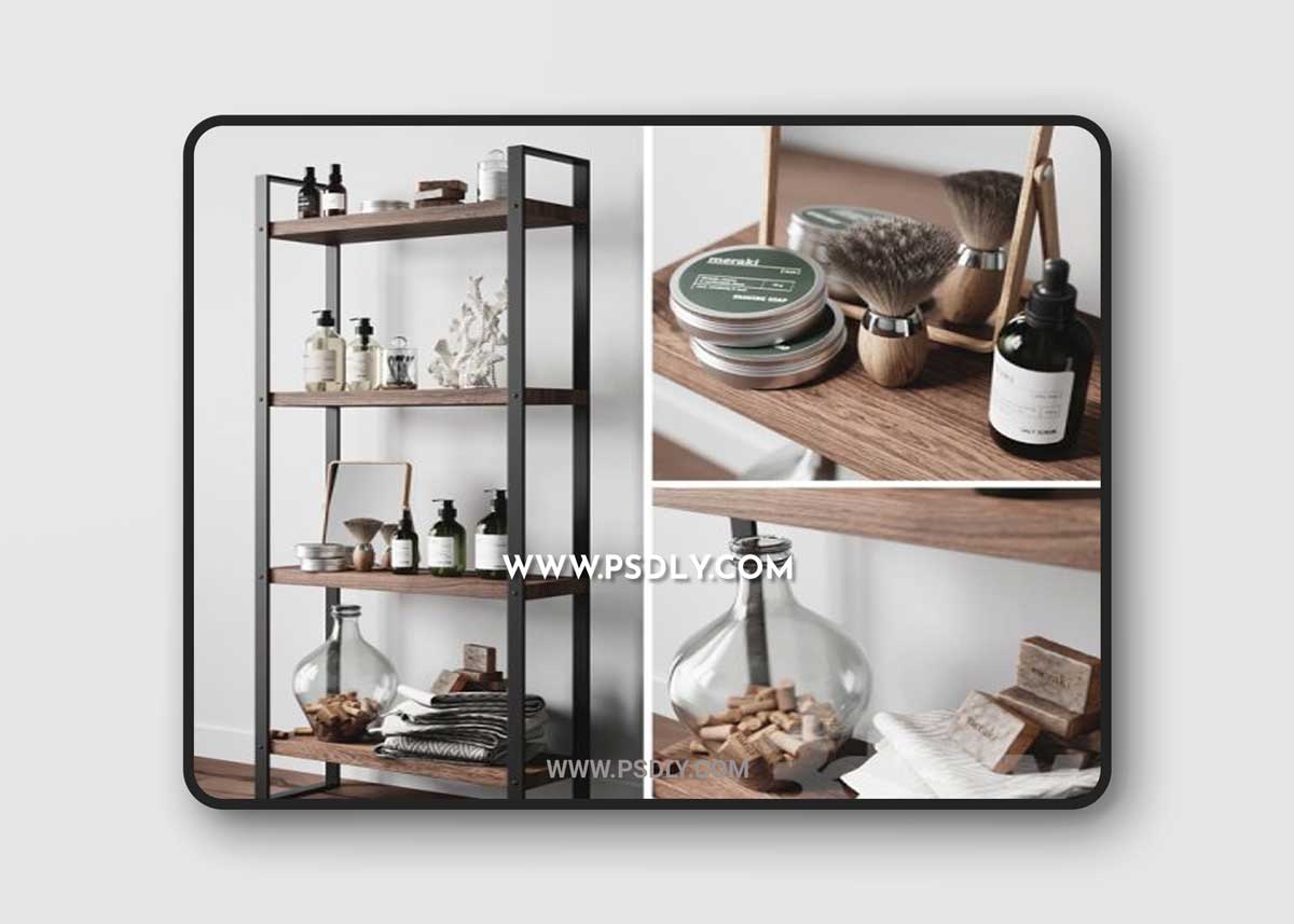 Cosmetic set 1 3D Models