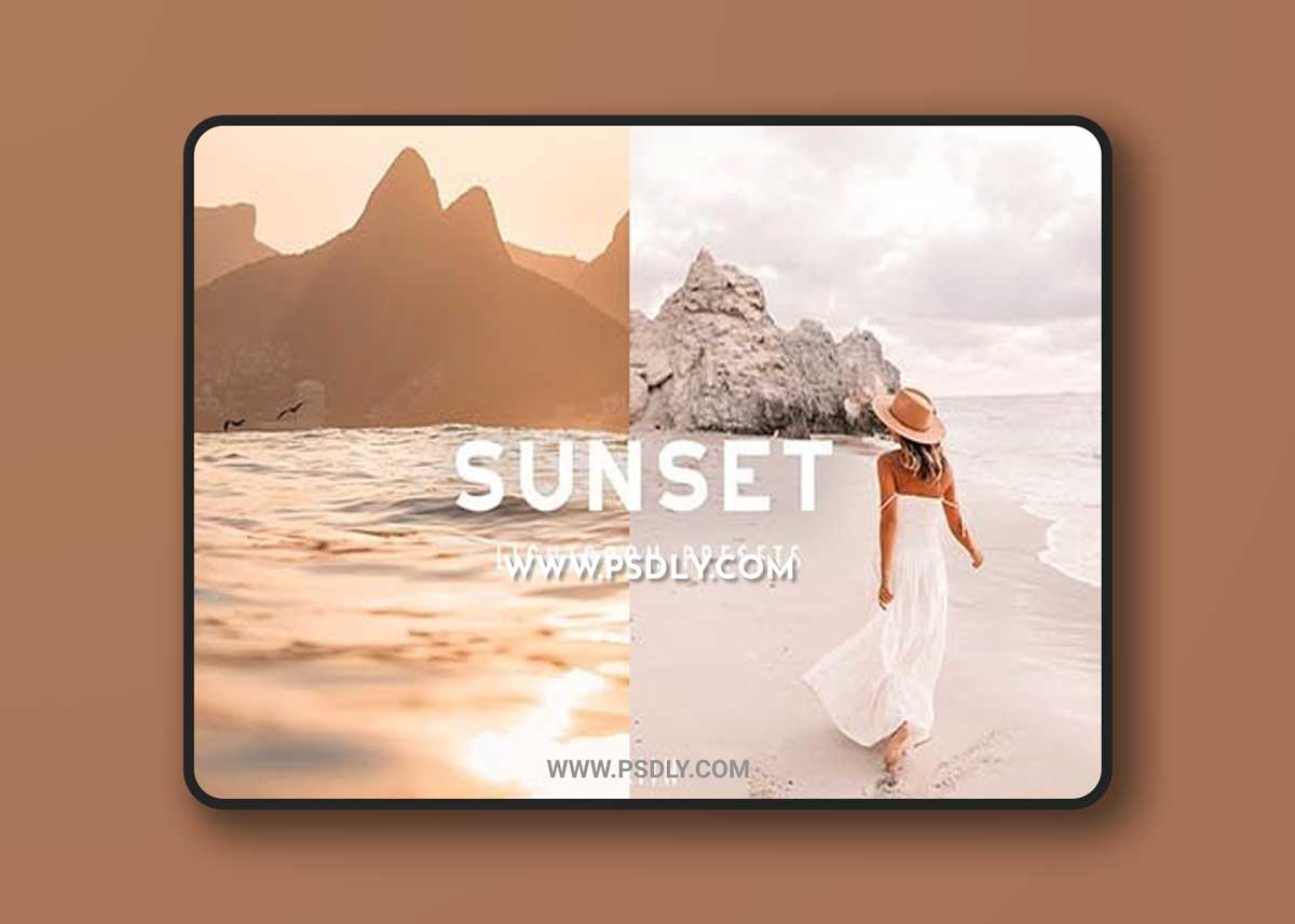 CreativeMarket - 10 SUNSET LIGHTROOM PRESETS 6584265
