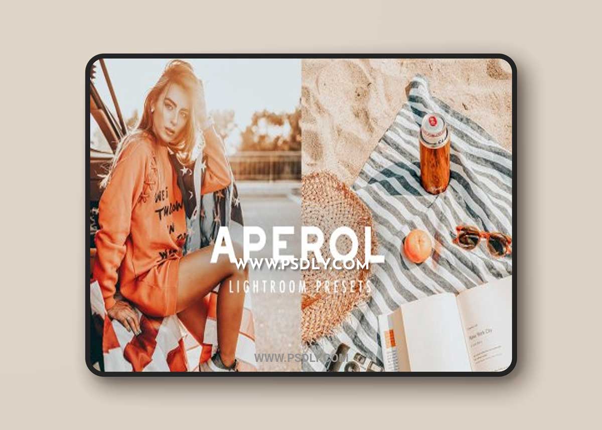 CreativeMarket - 7 APEROL SPRITZ LIGHTROOM PRESETS 6584370
