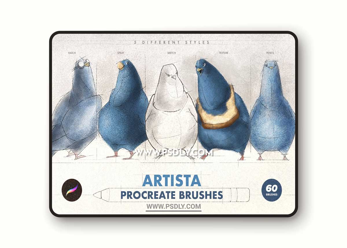 CreativeMarket - Artista Procreate Brushes 4762278