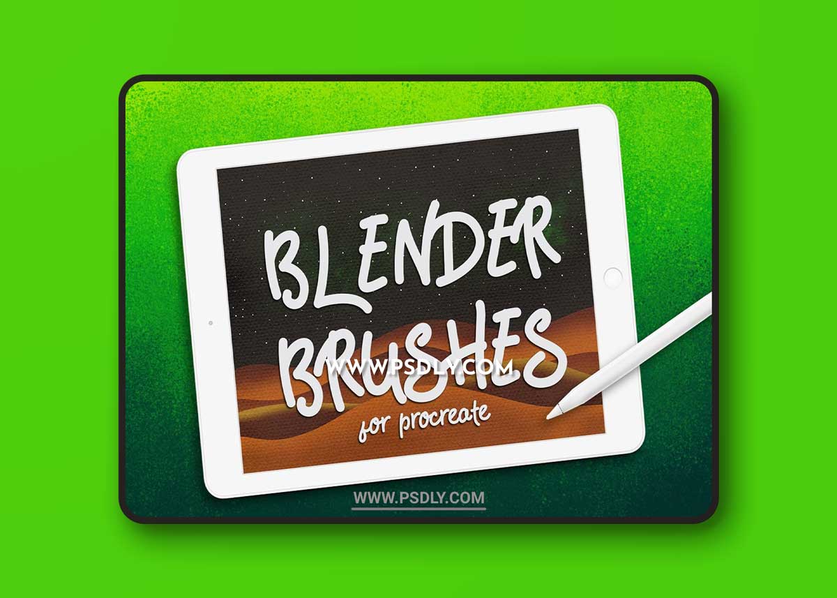 CreativeMarket - BLENDER BRUSHES FOR PROCREATE 3579351