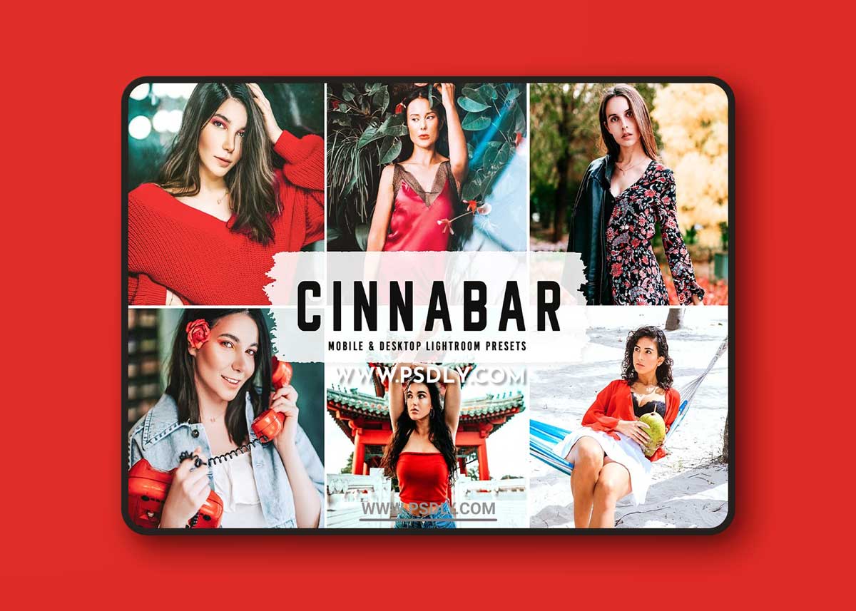 CreativeMarket - Cinnabar Pro Lightroom Presets 6622420