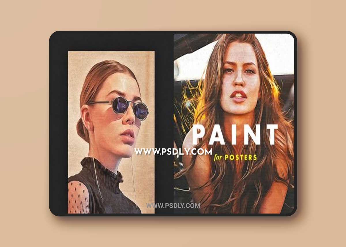 CreativeMarket - Painted Picture Effect for Posters 6714535