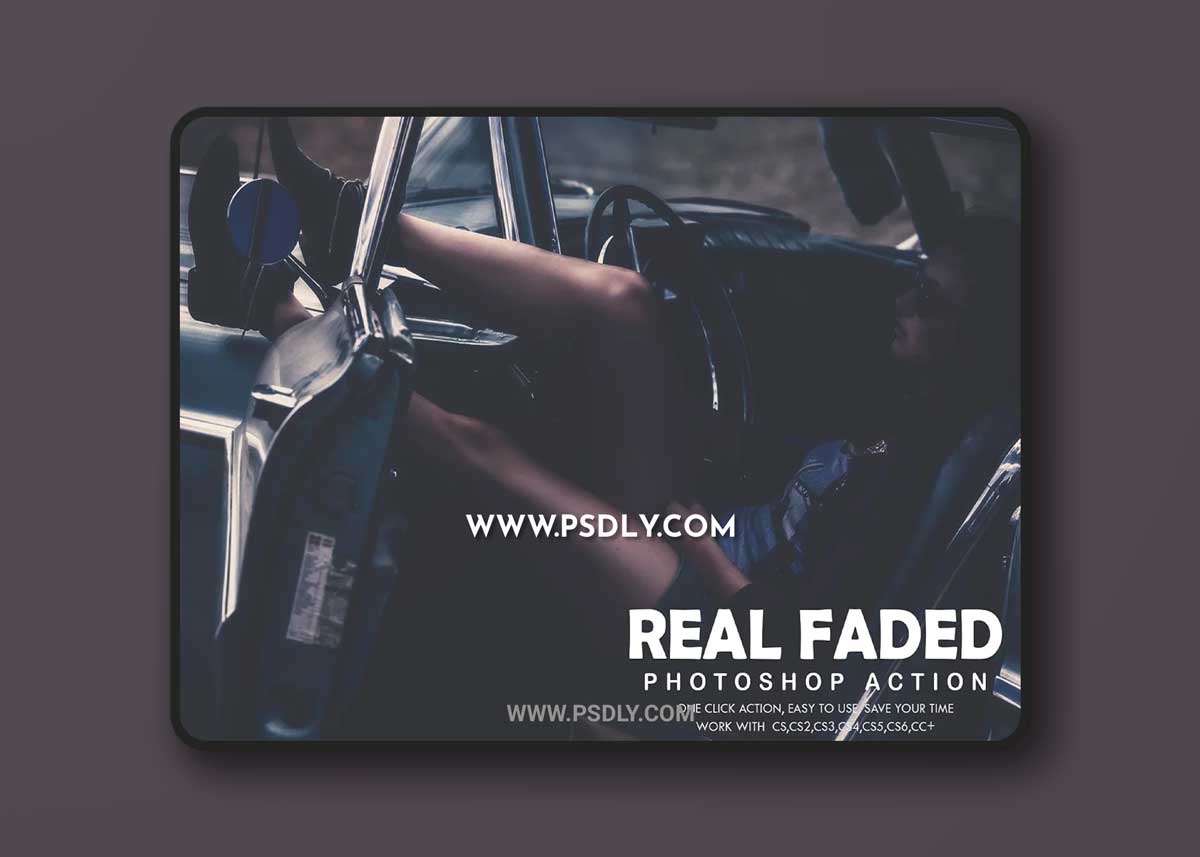 CreativeMarket - Real Faded Photoshop Action 6685911