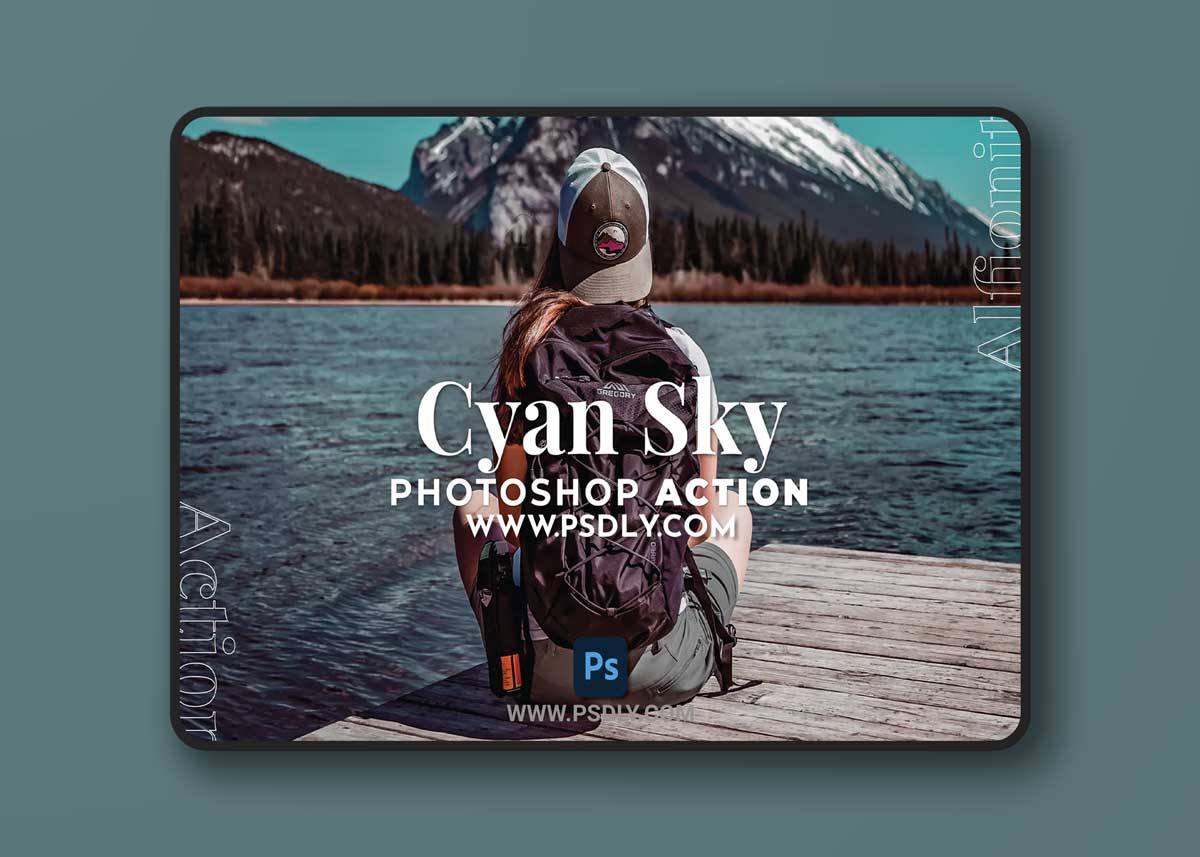 Cyan Sky Photoshop Action