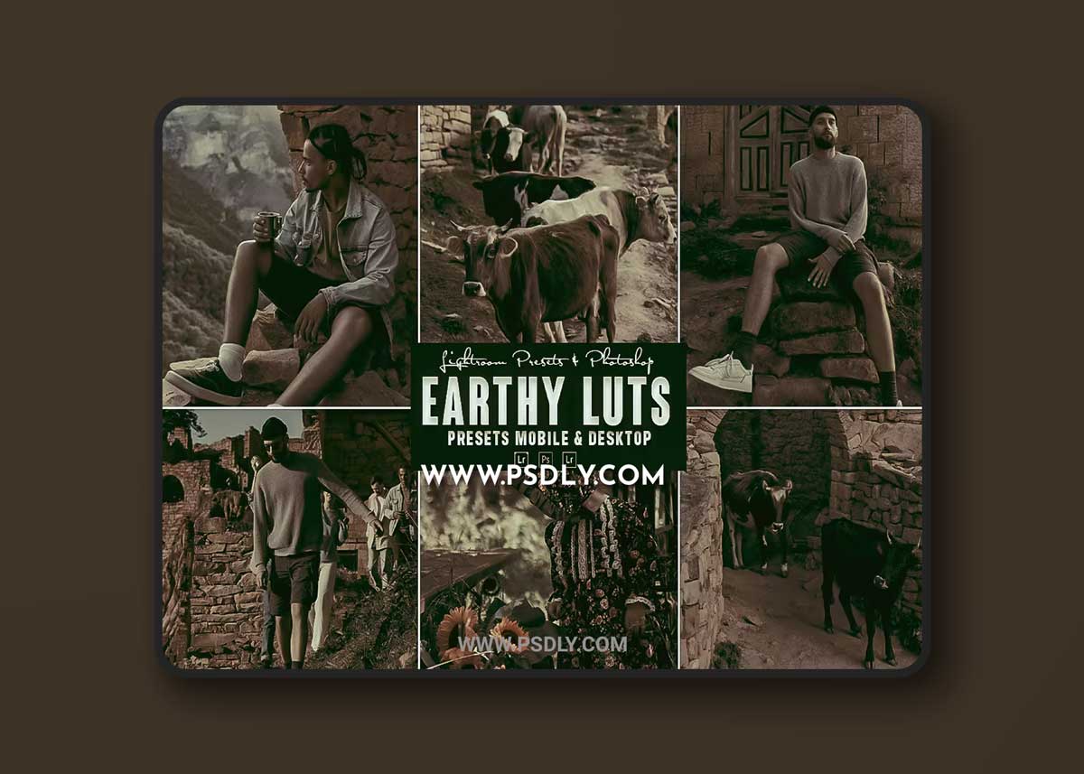 Earthy Moody Photoshop Action & Lightrom Presets