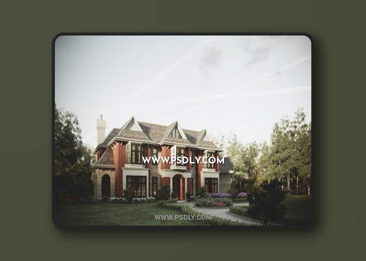 Exteriors House Scene 3D Models