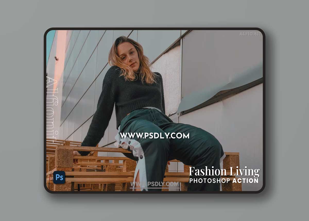 Fashion Living Photoshop Action