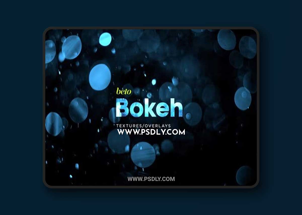 Film Bokeh Textures/Overlays - 25 Abstract Images In 4K