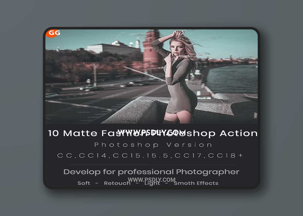 GraphicRiver - 10 Matte Fashion Photoshop Action 21896310