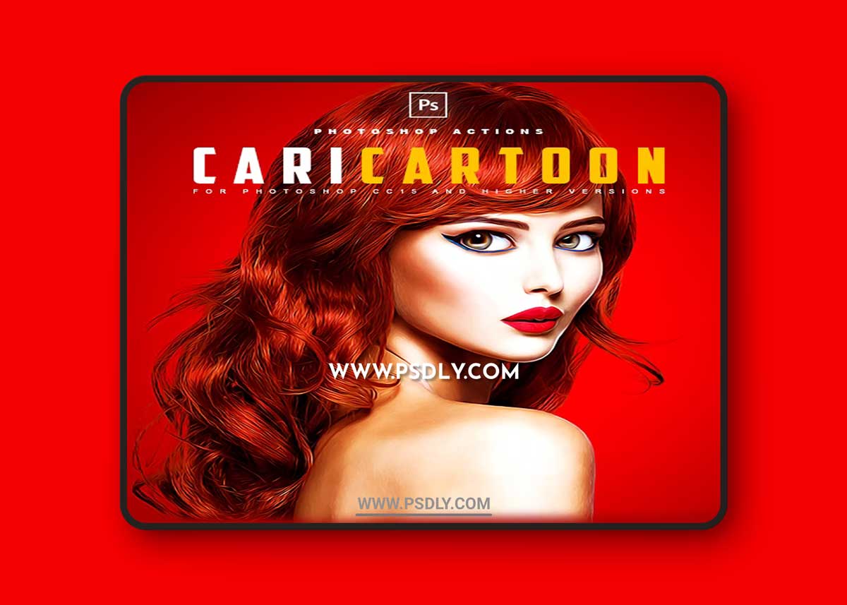 GraphicRiver - Caricartoon - Photoshop Actions 34488088