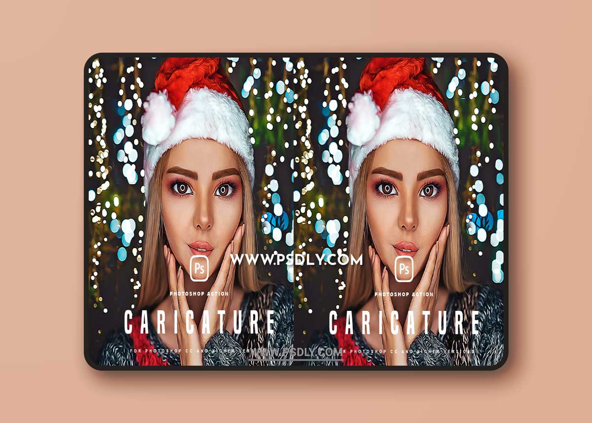 GraphicRiver - Caricature Photoshop Action 35219546