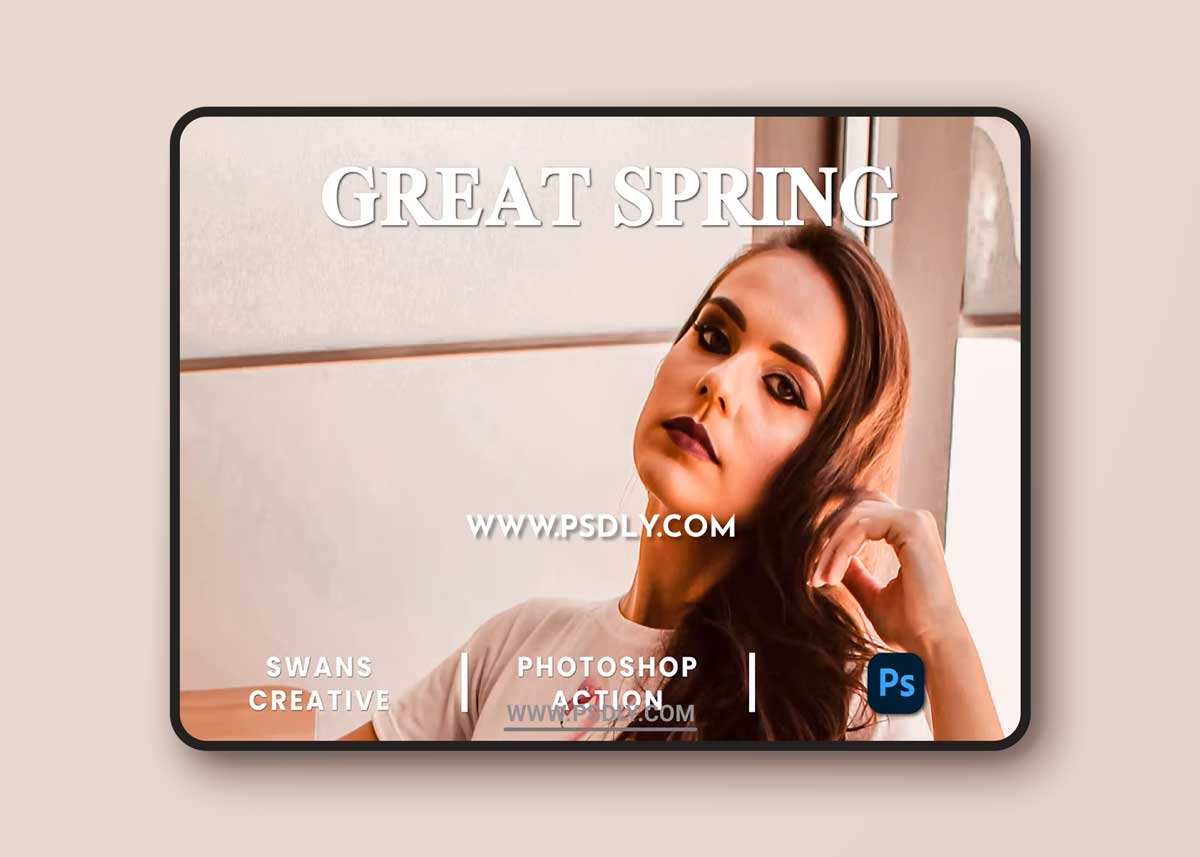 Great Spring Photoshop Action