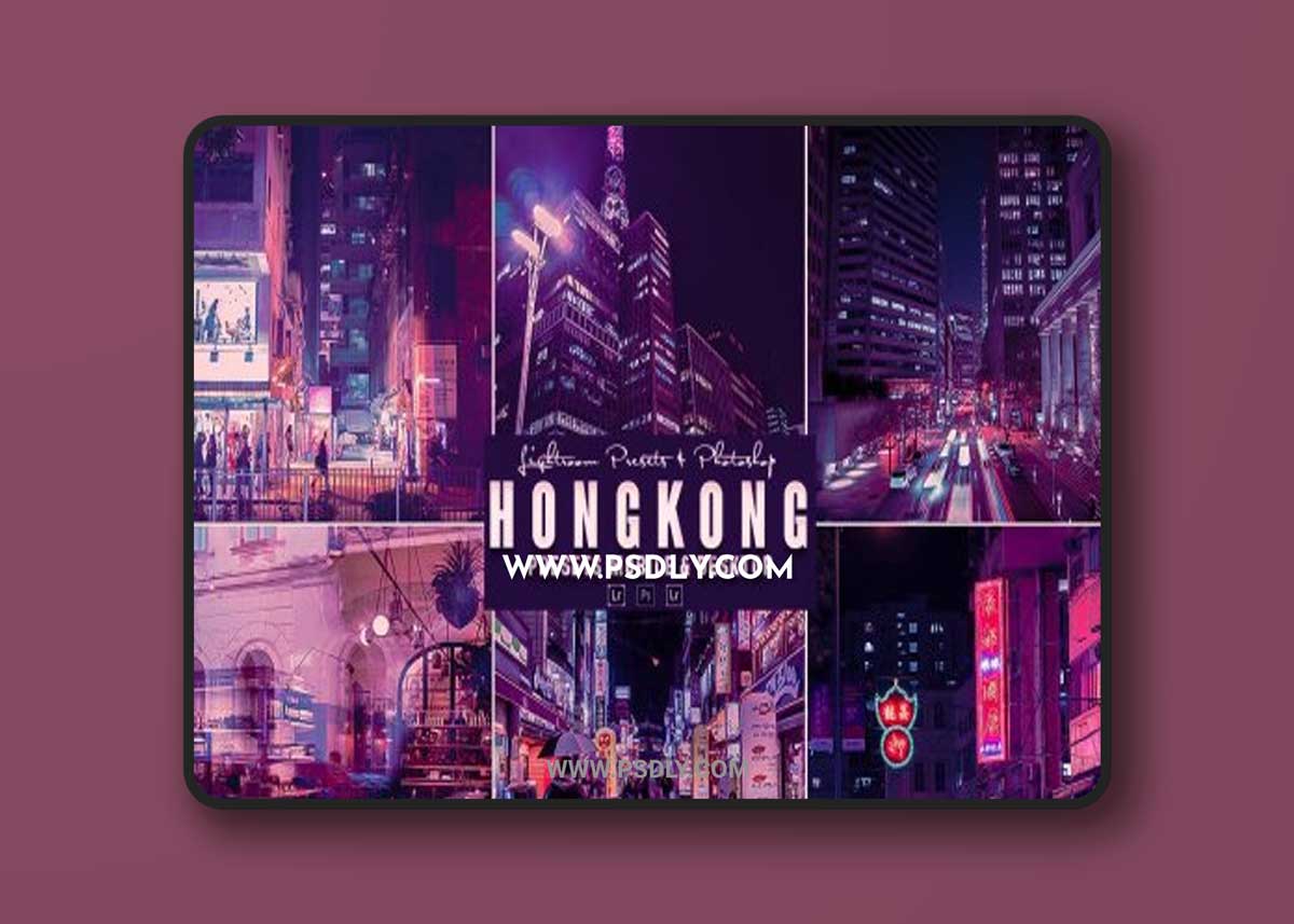 Hongkong Photoshop Action & Lightrom Presets