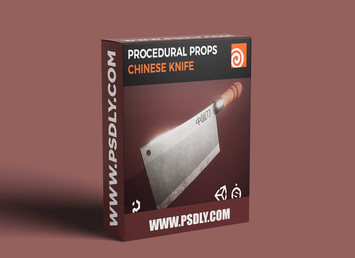 Houdini 18 - Procedural Prop Modeling - Chinese Knife
