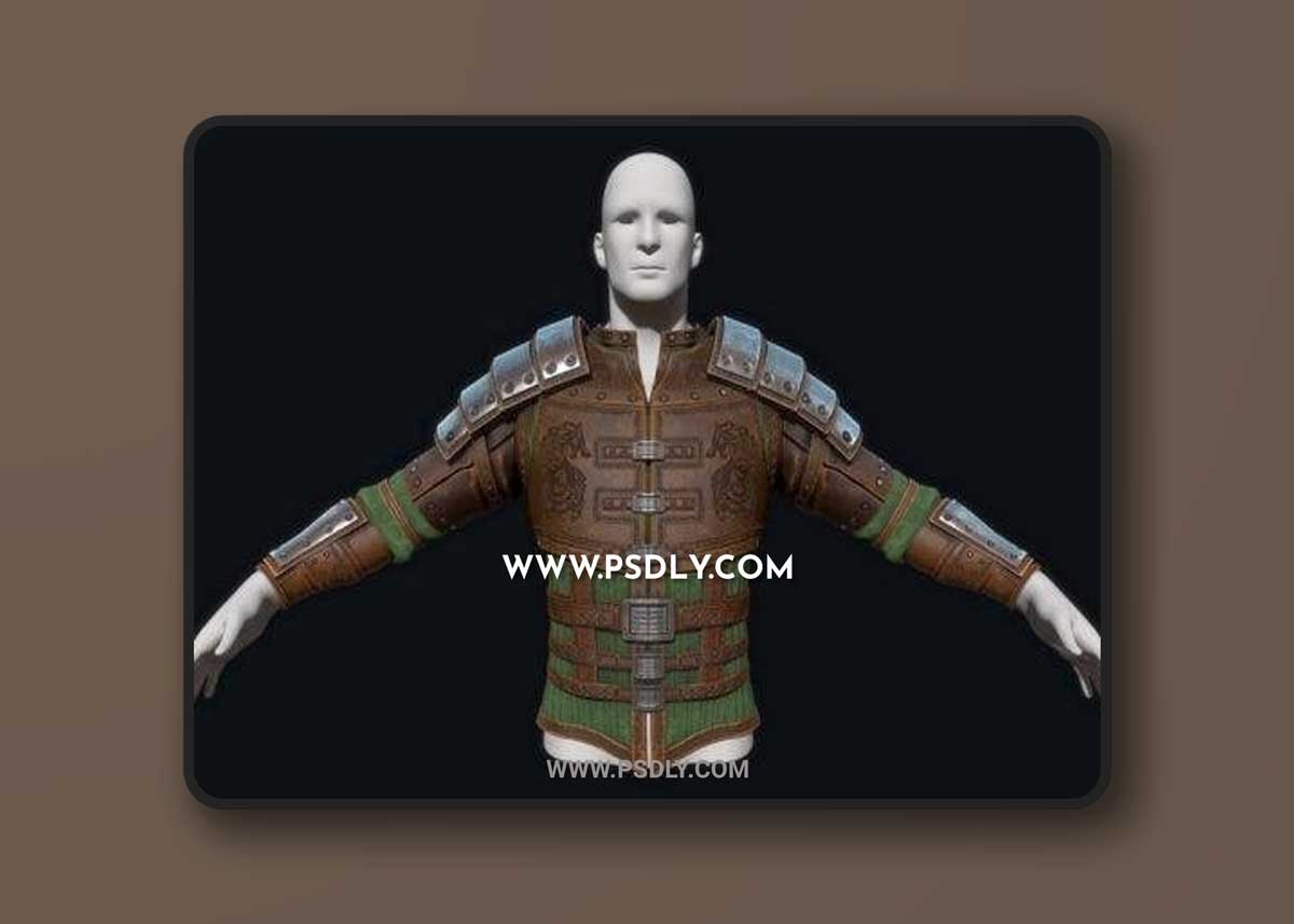 Light leather armor 3D Models