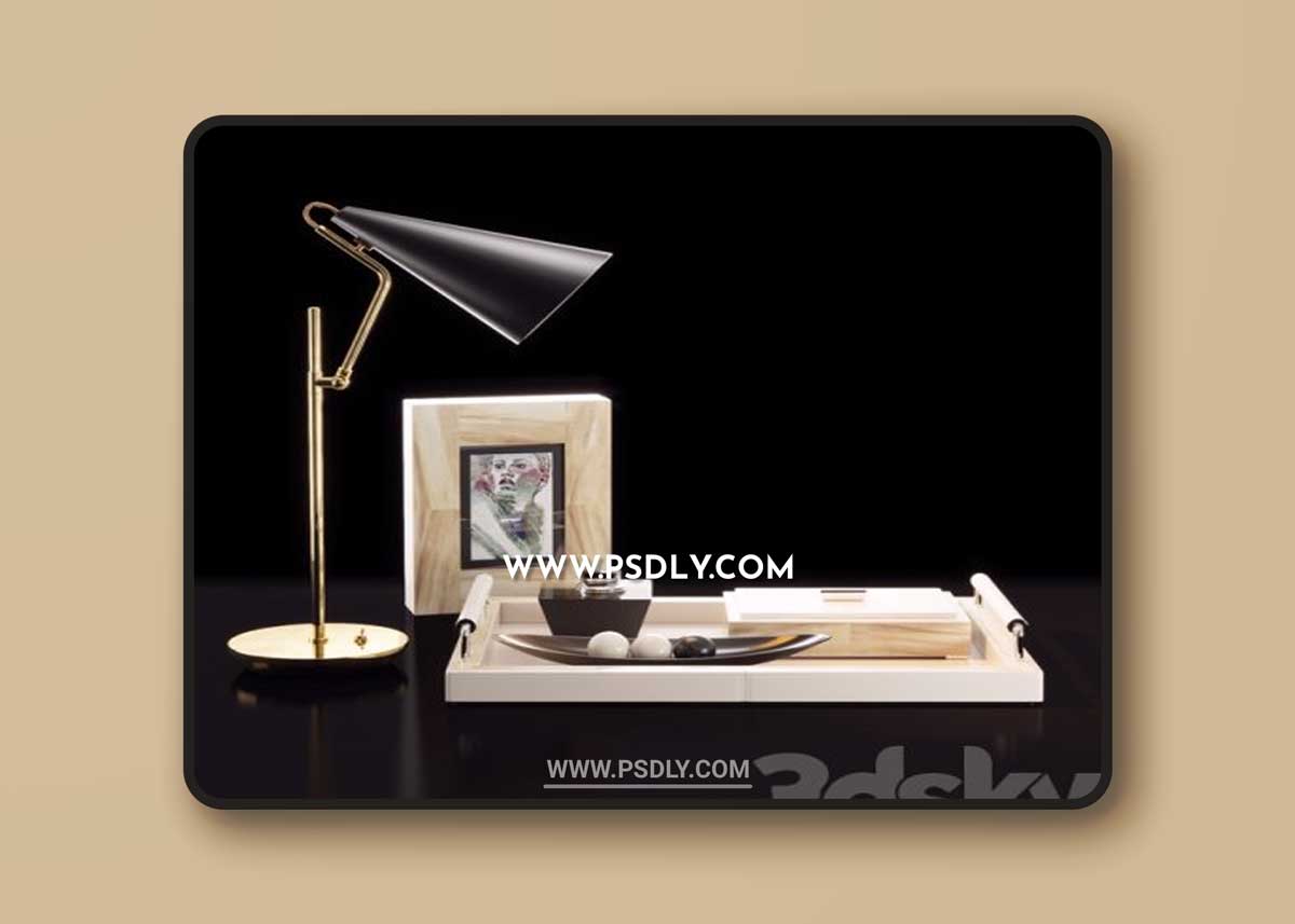 Luxury decorative set 3D Model