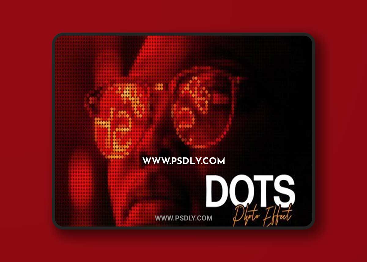 Matrix Dot Effect for Photoshop