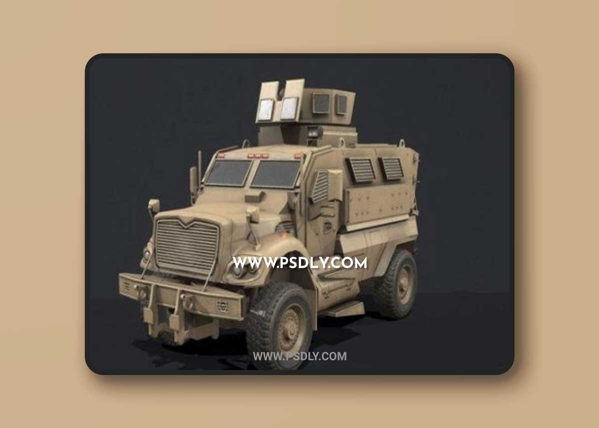 MaxxPro MRAP 3D Models