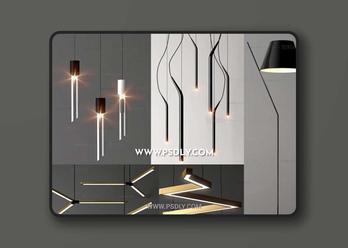 Modern Chandelier 38354 3D Models