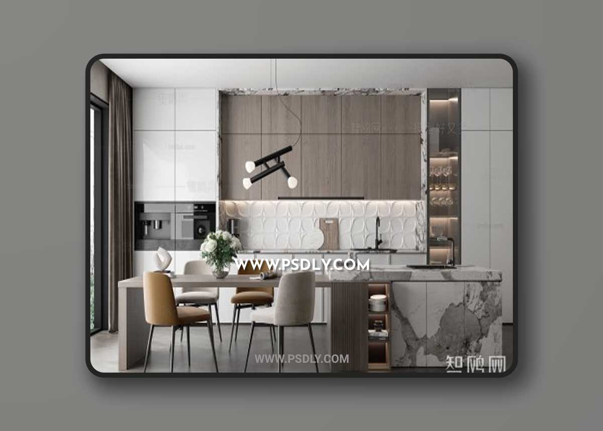 Modern Kitchen 1144869 3D Models