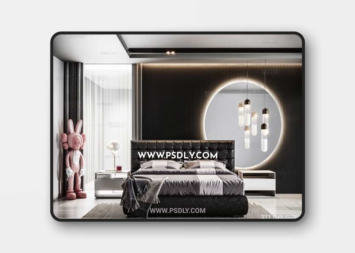 Modern bedroom 1021808 3D Models