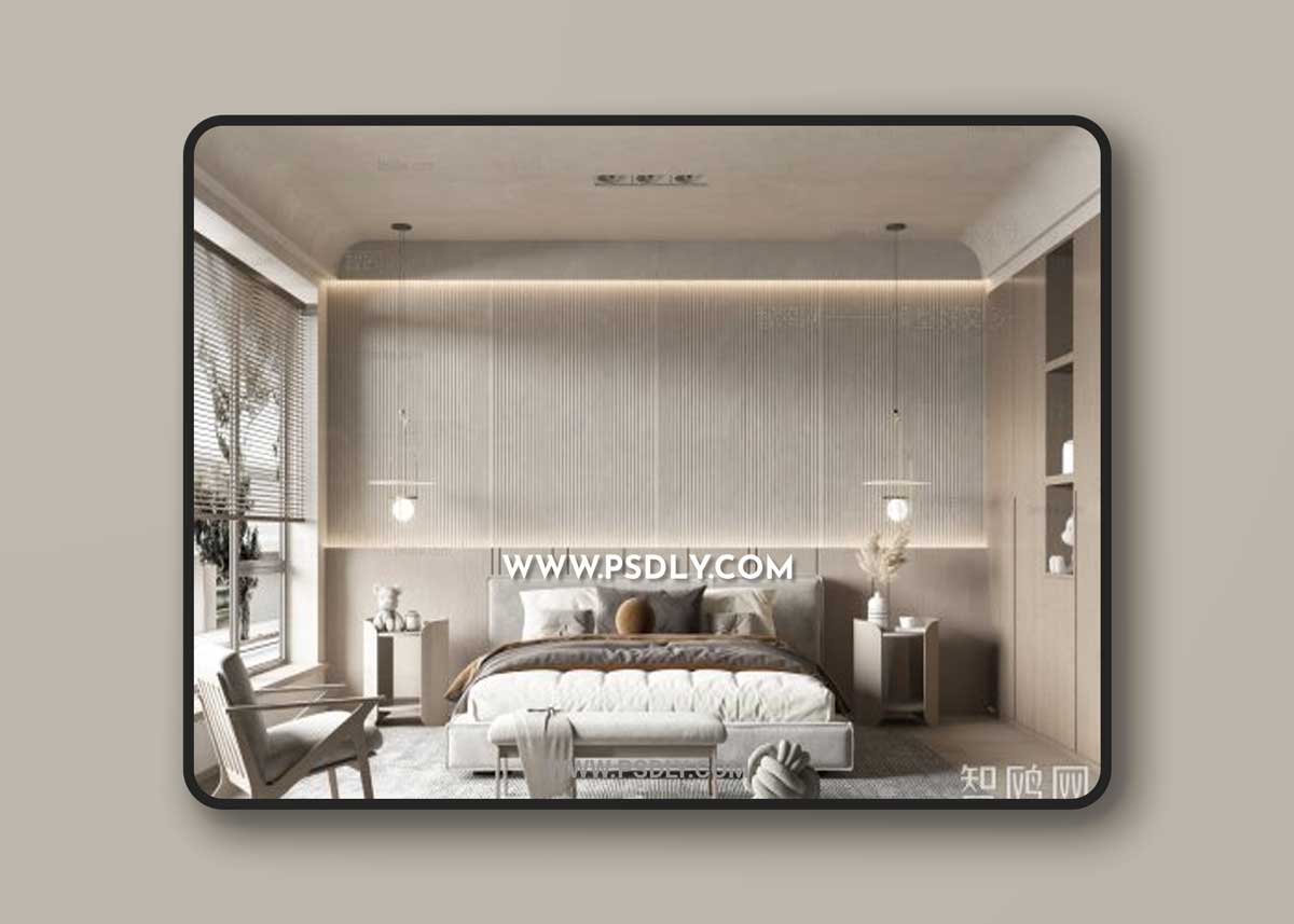 Modern bedroom 1094618 3D Models