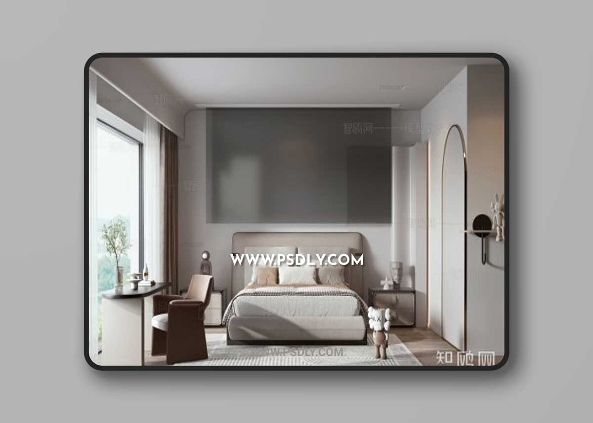 Modern bedroom 1134023 3D Models