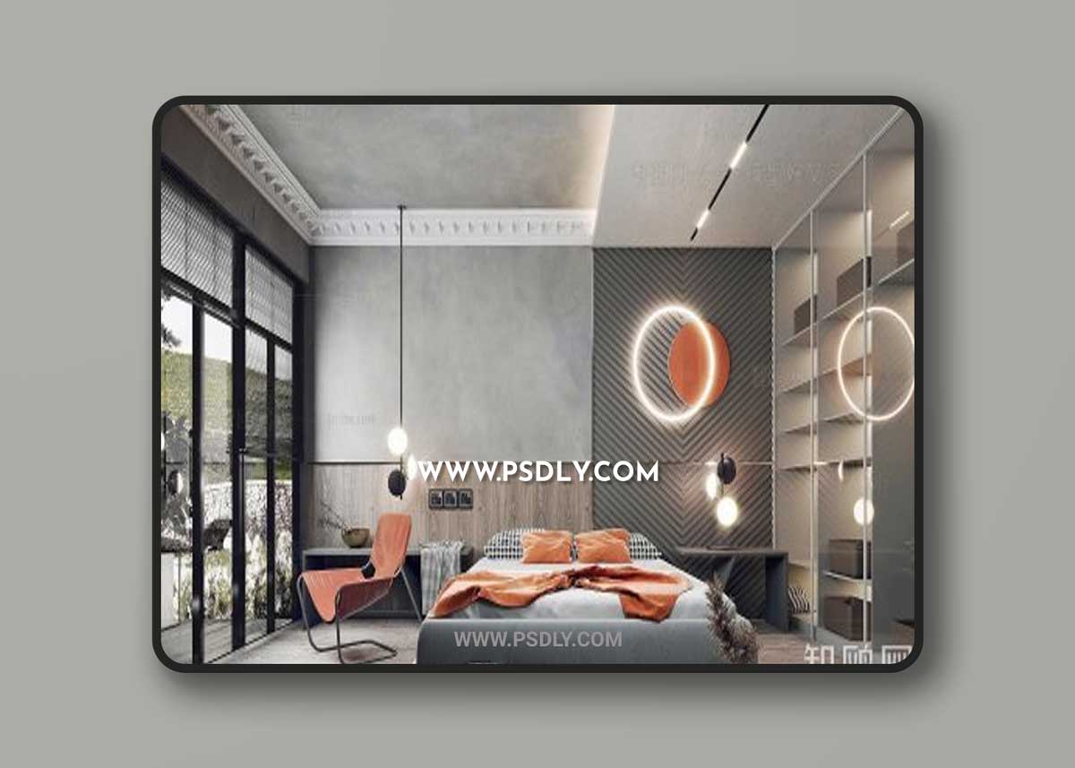 Modern bedroom 756466 3D Models