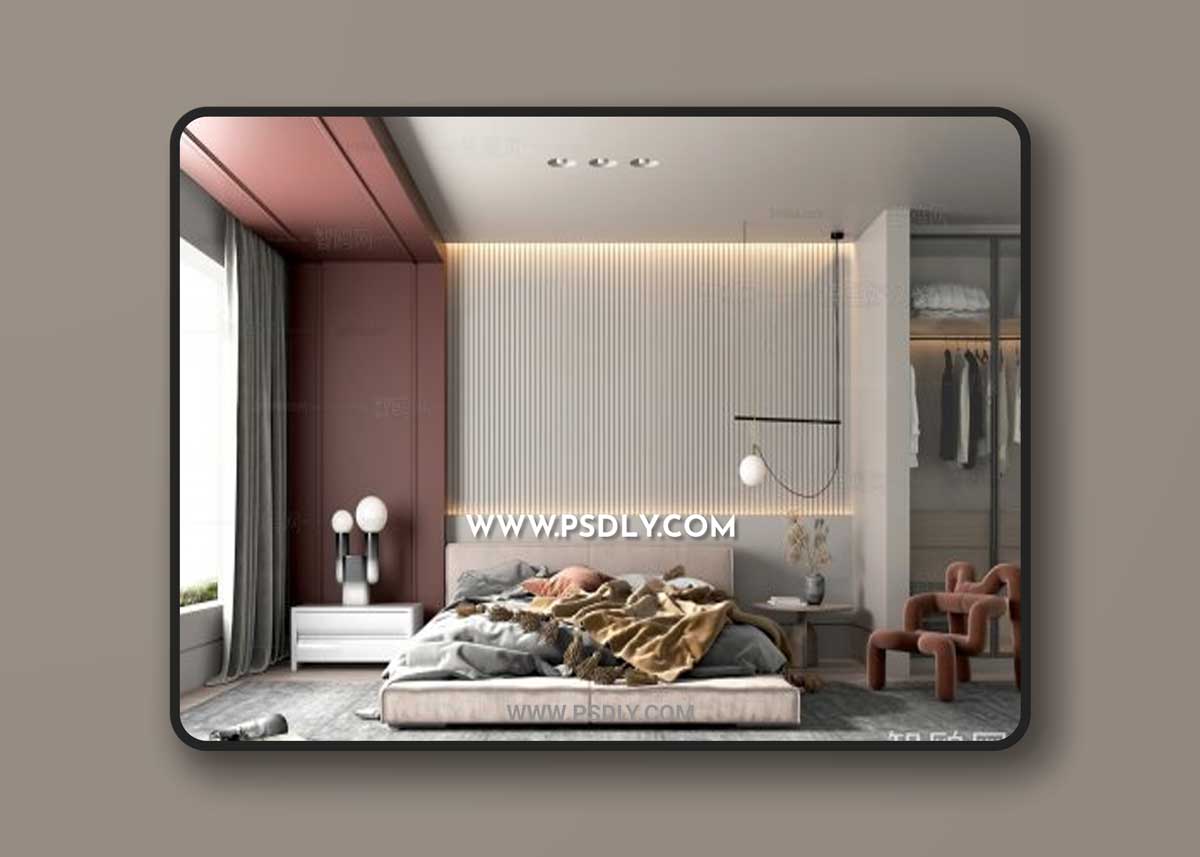 Modern bedroom 844339 3D Models