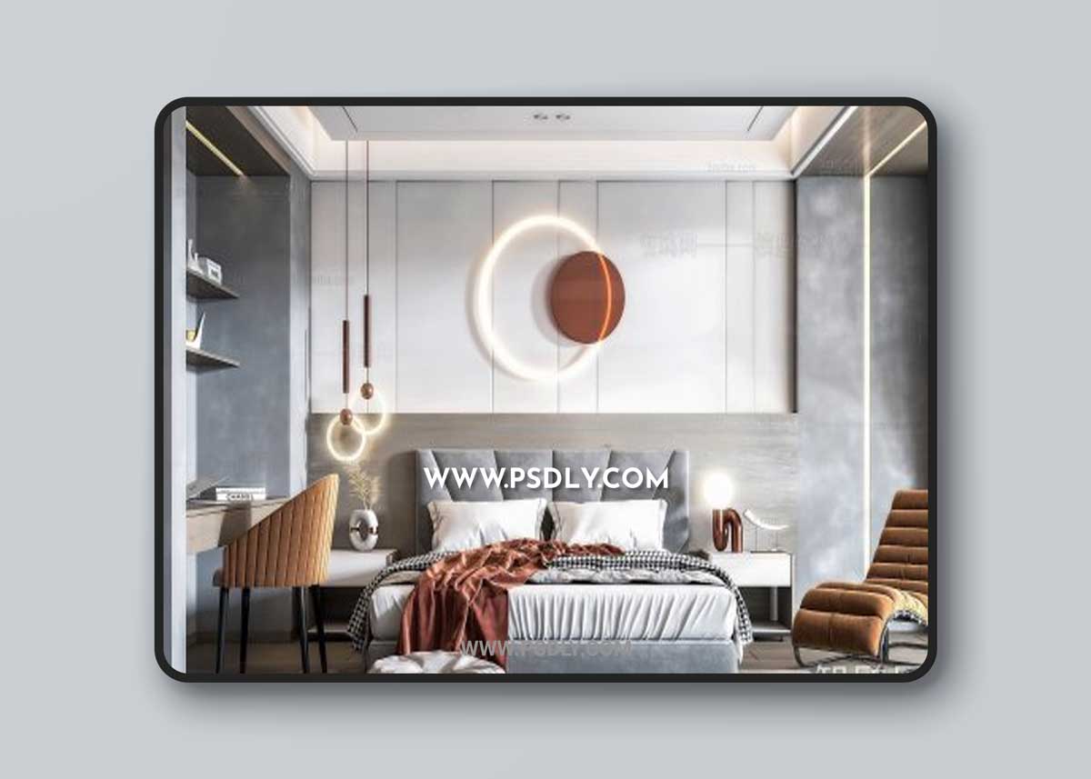 Modern bedroom 861977 3D Models