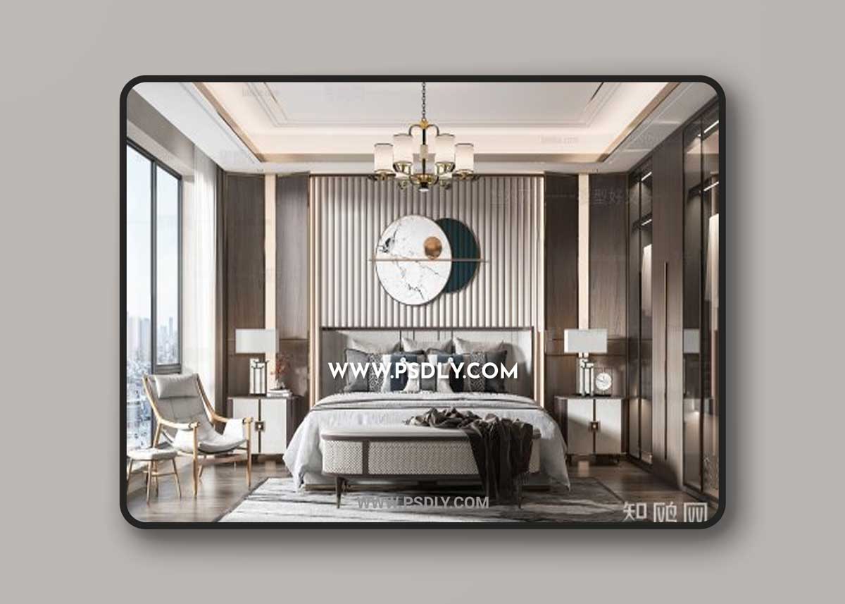 Modern bedroom 905900 3D Models